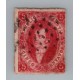 ARGENTINA 1865 GJ 26c ESTAMPILLA RIVADAVIA DE 5ta TIRADA DE MUY BUENA CALIDAD TIENE EL BORDE IZQUIERDO DEL SELLO CONTIGUO, VARIEDAD FILIGRANA INVERTIDA !!! RARISIMA EN ESTA TIRADA U$ 480